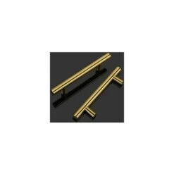 Meuble Cuisin Poignée Meuble Doré Poignee Porte Cuisine Poignée Tiroir Laiton Entraxe 96mm 2 Poignée，15cm -Fispool Magasin 100155284 3