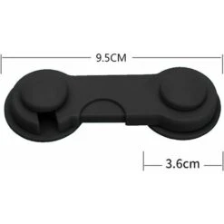 LECHUANG 10 Paquets De Serrures De Placard De Sécurité Pour Enfants, Serrures Armoire Anti-fermeture à Tiroirs Pratiques Pour Enfants, Sangles Pour Porte, Tiroir, Placard, Réfrigérateur, Poubelle Groo -Fispool Magasin 100170986 4