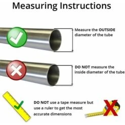 16 Pièces - Toutes Tailles - Inserts Bombés En Tube Rond Embouts Bouchons Bouchons Pour Pieds De Meubles De Chaise De Table (2222mm) -Fispool Magasin 100266715 3