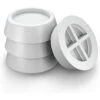 Pied De Machine à Laver Nti Vibration Pads Bruit Anti Vibration Pieds Pour Machines à Laver Et Sécheuses à Laver Patins Antivibrations En Caoutchouc (Blanc×4)