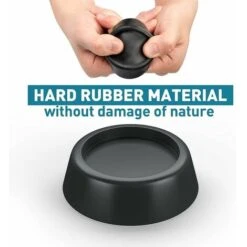 Pied De Machine à Laver Nti Vibration Pads Bruit Anti Vibration Pieds Pour Machines à Laver Et Sécheuses à Laver Patins Antivibrations En Caoutchouc (Noir ×4) -Fispool Magasin 100277203 4