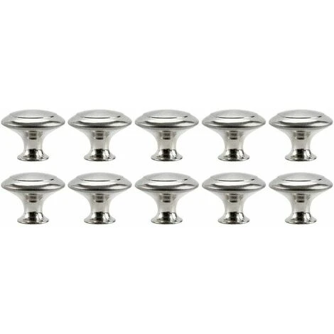 10PCS Boutons De Porte Boutons De Tiroir 30mm Vintage Poignées Boutons De Meuble De Meuble Pour Placards De Cuisine (Silver) 3 10PCS Boutons De Porte Boutons De Tiroir 30mm Vintage Poignées Boutons De Meuble De Meuble Pour Placards De Cuisine (Silver)