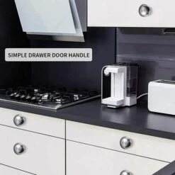 10PCS Boutons De Porte Boutons De Tiroir 30mm Vintage Poignées Boutons De Meuble De Meuble Pour Placards De Cuisine (Silver) 8 10PCS Boutons De Porte Boutons De Tiroir 30mm Vintage Poignées Boutons De Meuble De Meuble Pour Placards De Cuisine (Silver) -Fispool Magasin 100342826 3