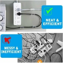 Clips Et Attache-cables Murales 60Pcs Clips Cable,Clips Rangement De Cable Avec De Tampons Auto Adhésifs Solides,Organiseur De Fils Electriques Pour Cables Dans Une Maison/Bureau -Fispool Magasin 100343201 4