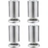 4x 120mm Pieds De Meubles Inoxydable Armoire De Cuisine Pieds Rondes,tapis En Caoutchouc, Sûr Et Silencieux -Fispool Magasin 100345824 1