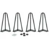 Lot De 4 Pieds épingle 30,5 Cm Pour Table Design Industriel