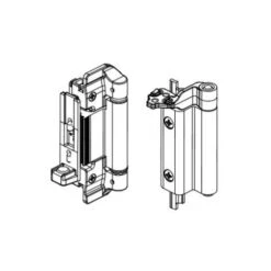 Paire De Paumelles épaisseur 3,5 Mm FAPIM Noir 9005 - 1405I