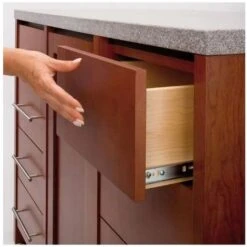 Amortisseur Pour Tiroir Bois - Décor : Gris - Epaisseur : 10 Mm - Fixation : Latérale - Hauteur : 20 Mm - Longueur : 215 Mm - INDAUX -Fispool Magasin 13476607 4