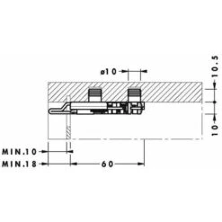 Support élément Haut Extra Plat - Sens : Gauche - CAMAR -Fispool Magasin 13482384 3