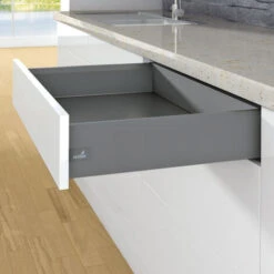 Kit Tiroir Coulissant - Hauteur 126 Mm - Arcitech - Décor : Blanc - Longueur : 450 Mm - HETTICH 9 Kit Tiroir Coulissant - Hauteur 126 Mm - Arcitech - Décor : Blanc - Longueur : 450 Mm - HETTICH -Fispool Magasin 13482864 3