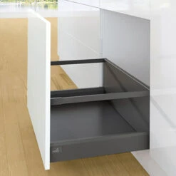 Tiroir Casserolier En Kit - Hauteur 94 (282 Mm Avec Bandeaux) - Décor : Anthracite - Longueur : 450 Mm - HETTICH -Fispool Magasin 13483047 3