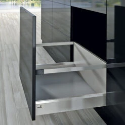 Tiroir Casserolier En Kit - Hauteur 94 (282 Mm Avec Bandeaux) - Décor : Anthracite - Longueur : 450 Mm - HETTICH -Fispool Magasin 13483047 4