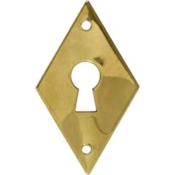 Entrée Losange Laiton - Hauteur : 50 Mm - Sens : Porte - Largeur : 29 Mm - DUBOIS