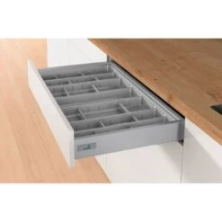 Range-couverts Orgatray 590 Gris - Largeur : 507 Mm - Pour Caisson De Largeur : 600 Mm - HETTICH