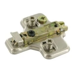 Embase Acier Cruciforme Réglable 3d - Epaisseur : 0 Mm - Fixation : A Visser - SALICE