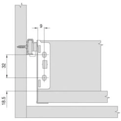 Côtés De Tiroirs Sortie 3/4 - Haut 85 - Longueur : 270 Mm - HARN -Fispool Magasin 13492818 4