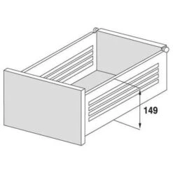 Côtés De Tiroirs Sortie 3/4 - Haut 149 - Longueur : 500 Mm - HARN -Fispool Magasin 13492846 4