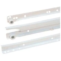 Coulisses De Tiroir à Galets - 40 Kg - Sortie Totale - Longueur : 350 Mm - HARN