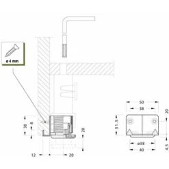 Vérin Pour Socle En Acier - Charge : 100 Kg - Filetage : Plastique - CAMAR -Fispool Magasin 13493087 3