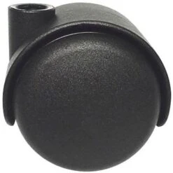 Roulette Pivotante Ø50 Sans Fixation - Charge : 50 Kg - Blocage : Sans - Décor : Noir - Diamètre : 50 Mm - Hauteur Utile : 54 Mm - GUY RAYMOND