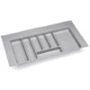 Ramasse-couverts En Pvc Gris - Décor : Gris Aluminium - Largeur Maxi : 240 Mm - Largeur Mini : 200 Mm - Pour Caisson De Largeur : 300 Mm - VOLPATO -Fispool Magasin 13493981 1