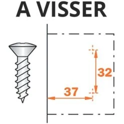 Embase Zamac Cruciforme Réglage 3d - Décor : Nickelé - Epaisseur : 0 Mm - Fixation : A Visser - SALICE -Fispool Magasin 13756845 4