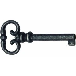 Clé Cuisse Vieux Fer Pour Serrure De Meuble - Tige De 40 Mm - Sélection Cazabox