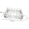 Proline Panier Inférieur Gris (34420449, 672000800210) Lave-vaisselle CURTISS, HIGH ONE, HOME, URANIA, XPER, AYA, LAZER, GORENJE, HIGH ONE HIG, OCEANIC, GENERISS, LISTO, FAR, ORIGANE, SAMANA, KING D'HOME, SAB -Fispool Magasin 14881236 1