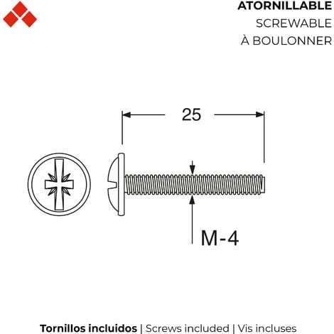 Bouton De Meuble Style Contemporain Fabriqué En Acier Inoxydable Finition Inox Mat Mesures 282831mm Système De Fixation Vissé Comprend Des Vis M4 1 Unité 4 Bouton De Meuble Style Contemporain Fabriqué En Acier Inoxydable Finition Inox Mat Mesures 282831mm Système De Fixation Vissé Comprend Des Vis M4 1 Unité – Image 3
