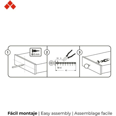 Bouton De Meuble Style Contemporain Fabriqué En Acier Inoxydable Finition Inox Mat Mesures 282831mm Système De Fixation Vissé Comprend Des Vis M4 1 Unité 5 Bouton De Meuble Style Contemporain Fabriqué En Acier Inoxydable Finition Inox Mat Mesures 282831mm Système De Fixation Vissé Comprend Des Vis M4 1 Unité – Image 4