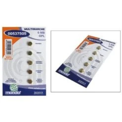 JEU D'INJECTEURS BUTANE UNIVERSEL DIAM. 6MM PAS FIN POUR CUISINIERE DIVERS MARQUES