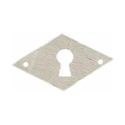 Entrée Losange Fer - Hauteur : 29 Mm - Sens : Tiroir - Largeur : 50 Mm - DUBOIS