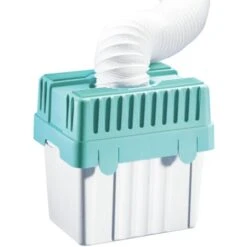 WENKO Condensateur Sèche Linge, Déshumidificateur Pour Sèche Linge, Capacité Jusqu'à 8 Litres D'eau, Plastique, 28,5x29x23,5 Cm, Gris