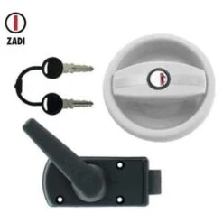 Serrure Porte Droite Pour Caravane Et Camping-car