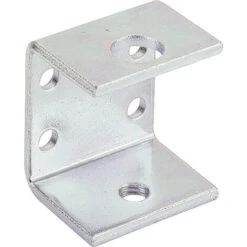 Equerre Double - Décor : Zingué - Filetage : M8 - Hauteur : 40 Mm - Matériau : Acier - HETTICH