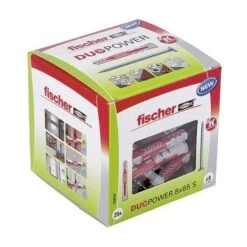 Fischer DUOPOWER 8x65 S LD Cheville 2 éléments 65 Mm 8 Mm 538256 25 Pc(s) C442321