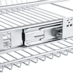 2 Tiroirs De Rangement Téléscopiques - Lot De 2 Tiroirs, Tiroirs Coulissants Cuisine, Paniers Coulissants Cuisine - 27 Cm -Fispool Magasin 18474297 5