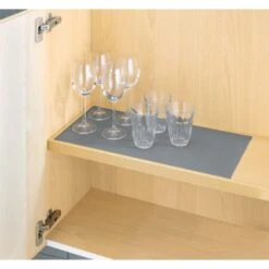 WENKO Tapis Fond De Tiroir Avec Picots, Tapis Antidérapant Tiroir, Protection Tiroir Cuisine, Découpable, Lot De 2, Plastique, 150x50 Cm, Gris -Fispool Magasin 18941124 4