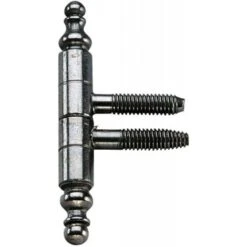 Monin Fiches Menuiserie Bois - à Visser Nœuds à Vases Acier Verni Ø 9 X H 66 Mm Boîte De 10