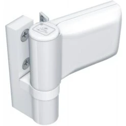 Paumelle Pour Porte PVC, Type KT-SN Dormant Largeur 20 Mm Recouvrement 15/20 Blanc 9016