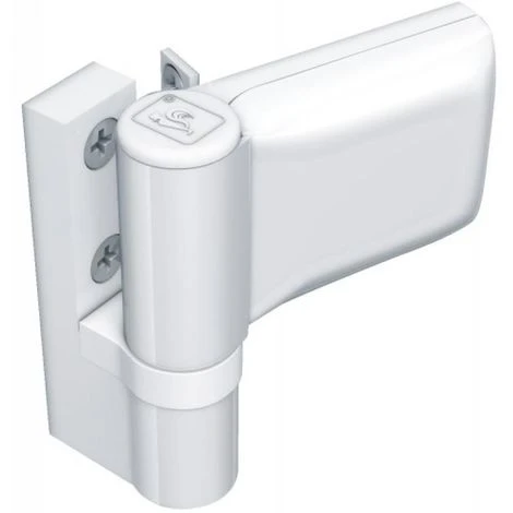 Paumelle Pour Porte PVC, Type KT-SN Dormant Largeur 20 Mm Recouvrement 15/20 Blanc 9016 3 Paumelle Pour Porte PVC, Type KT-SN Dormant Largeur 20 Mm Recouvrement 15/20 Blanc 9016