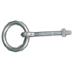 Monin Anneau D'écurie à écrou Acier Zingué Diamètre Fil 10 Mm Longueur 60 Mm