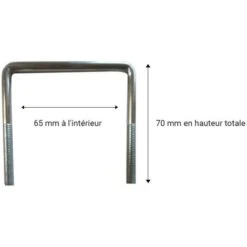 2 Pieds De Liaison Métal H 21 à 32 Cm Pour Sommier Métal -Fispool Magasin 19477497 3