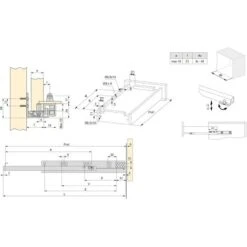 Coulisses à Sortie Partielle Avec Push - Talla 240mm -Fispool Magasin 19684990 4