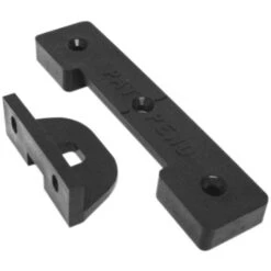 Ferrure D'assemblage Panel Lock - Platine : 110 X 25 X 10 Mm - Décor : Noir - ITAR