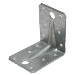 Equerre Perforée Renforcée Zinguée - 105X 105 X 90 X 3