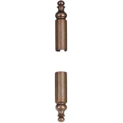 Demi Cache-fiches En Laiton GC 839 Finition Vieil Argent Ø 14 Mm Pour Fiches Exacta 495 Menuiserie Bois Boîte De 4