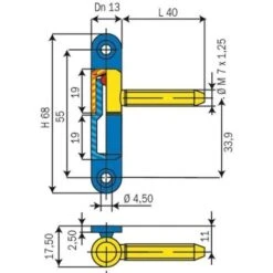 Fiche Complète Menuiserie PVC Ø 13 Mm - E09 Boîte De 10 6 Fiche Complète Menuiserie PVC Ø 13 Mm - E09 Boîte De 10 -Fispool Magasin 24381836 2