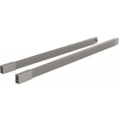 Kit De Tringles Pour Tiroir à Casseroles ArciTech Longueur 400 Mm Coloris Anthracite - Livré Avec Fixations Avant