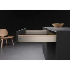 Profil Design Pour Tiroir Arcitech, Longueur 650 Mm, Finition Chêne